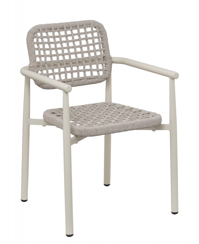 Fauteuil d'extérieur sable 83x56x59,5 cm Syracuse Flexmob
