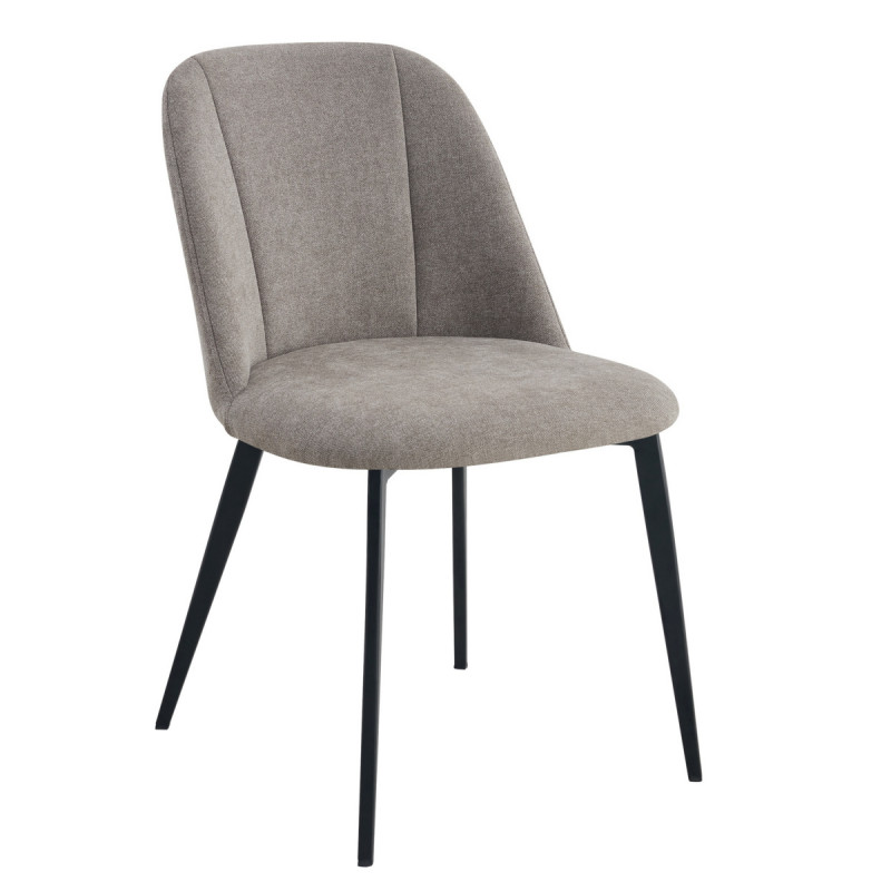 Chaise greige 79,9x48,2x58,5 cm Magali Flexmob