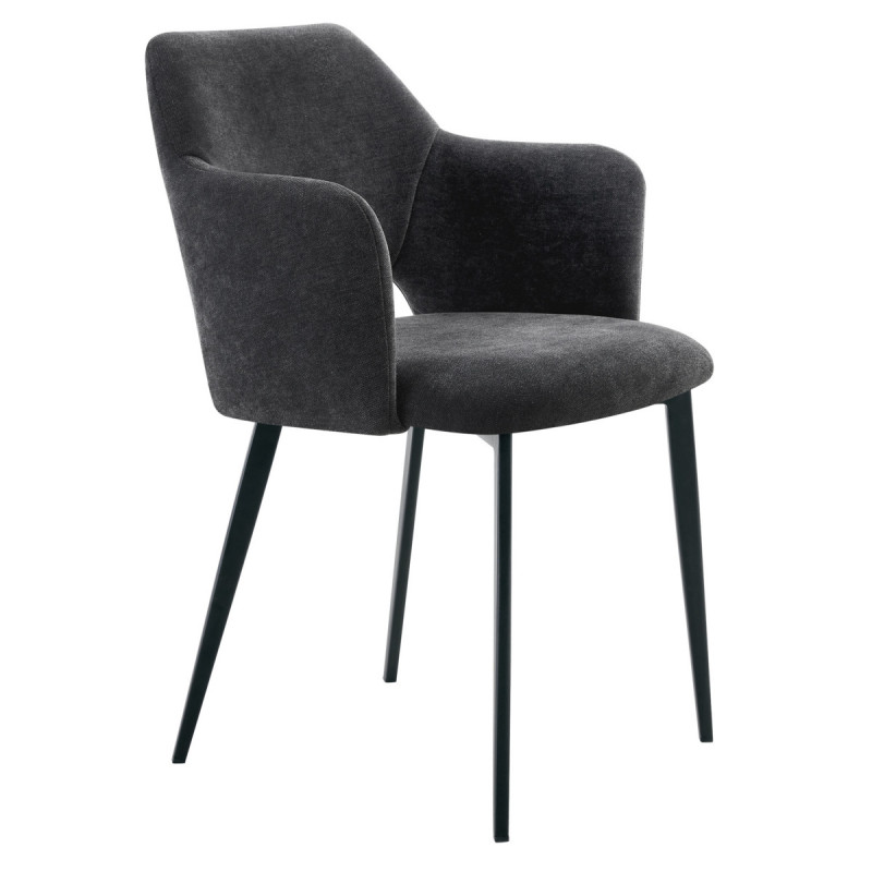 Fauteuil gris anthracite 80,2x55x57,2 cm Francis Flexmob