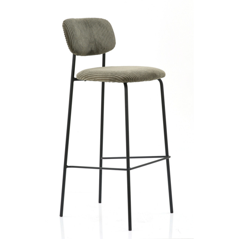 Tabouret de bar vert olive 103x42,2x45 cm Paul Flexmob