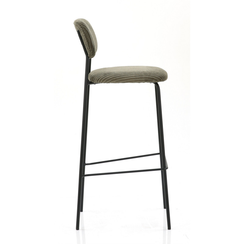 Tabouret de bar vert olive 103x42,2x45 cm Paul Flexmob