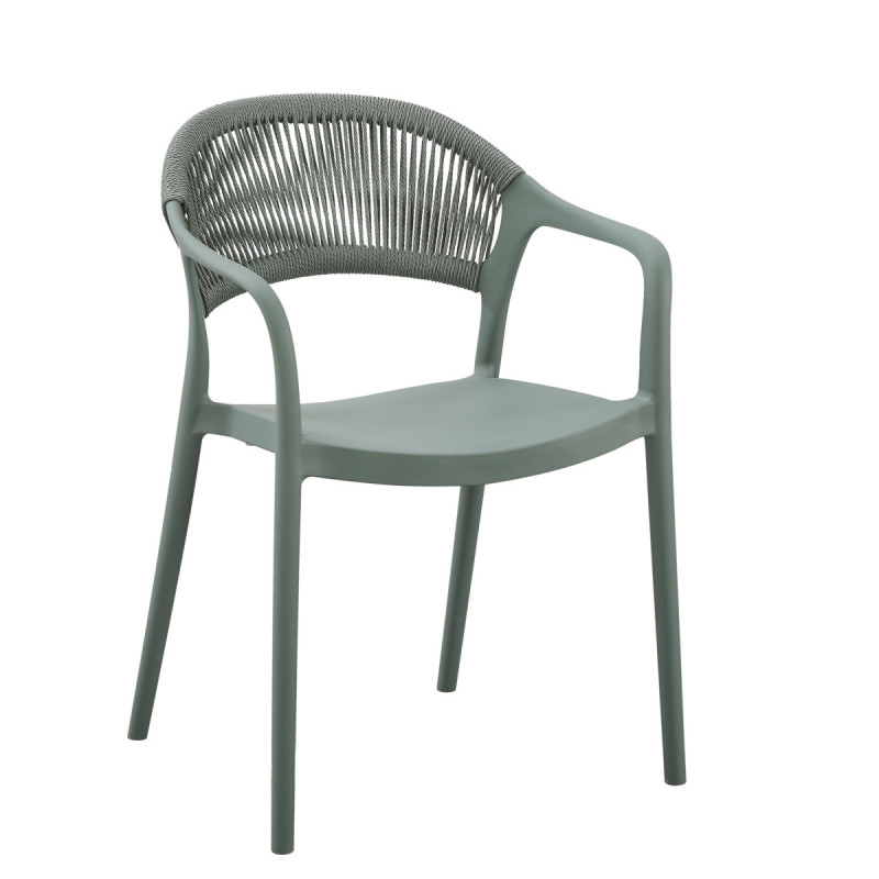 Fauteuil d'extérieur vert 79x56x54 cm Rotterdam Flexmob