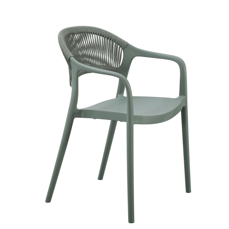 Fauteuil d'extérieur vert 79x56x54 cm Rotterdam Flexmob