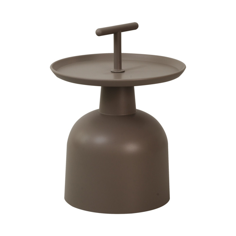 Table d'extérieur taupe 54,5x41x41 cm Salerne Flexmob