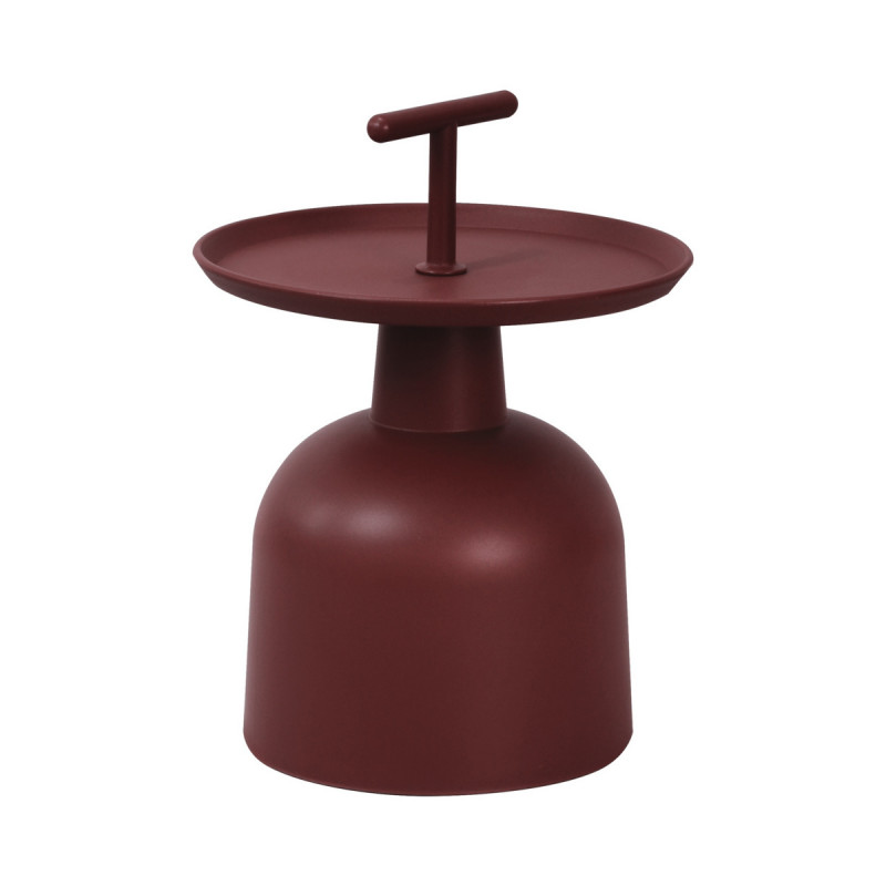 Table d'extérieur rouge 54,5x41x41 cm Salerne Flexmob
