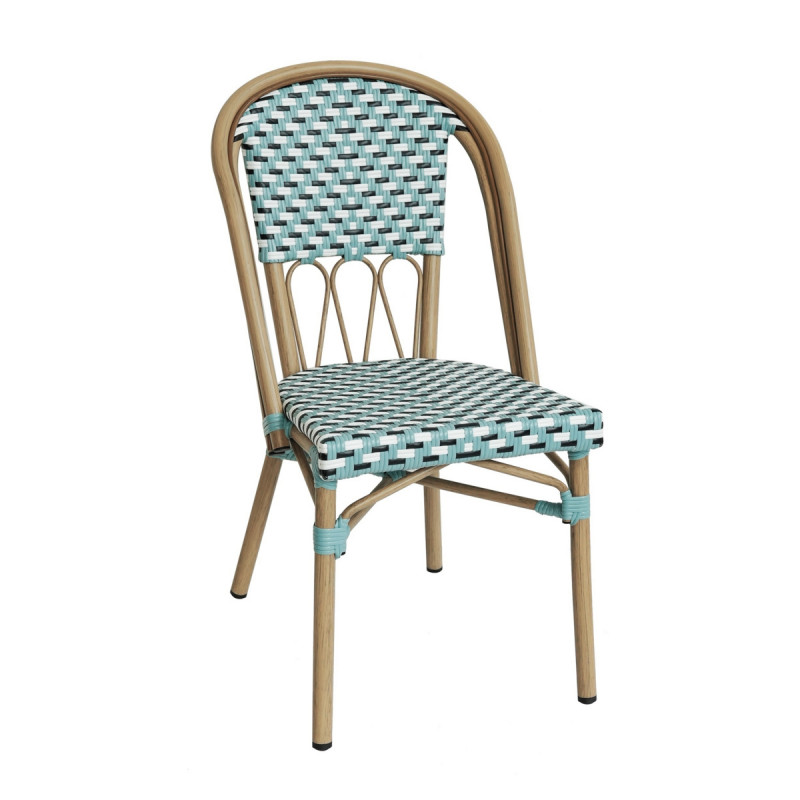 Chaise d'extérieur bleu 87x47x59 cm Elysee Flexmob