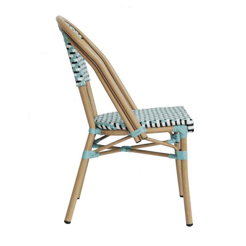 Chaise d'extérieur bleu 87x47x59 cm Elysee Flexmob