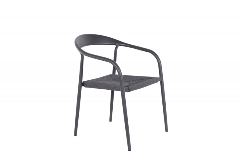 Fauteuil d'extérieur gris anthracite 76x55x64 cm Olbia Flexmob