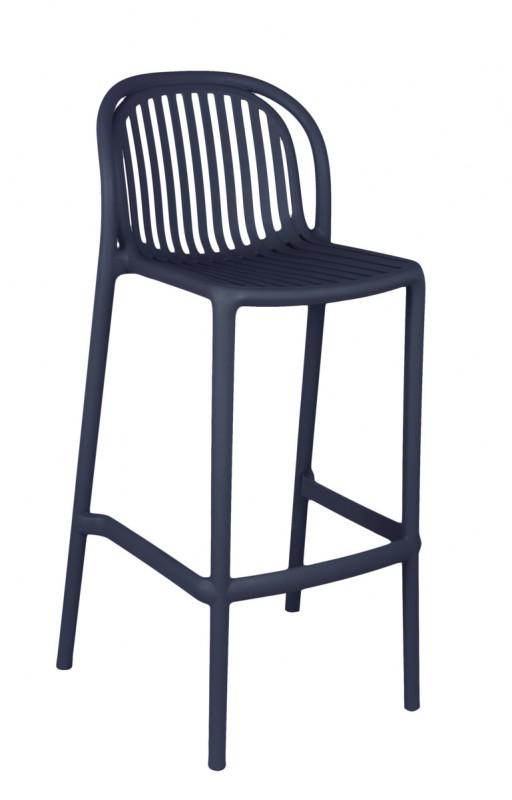 Tabouret de bar de terrasse bleu 104x52x49 cm Oman Flexmob