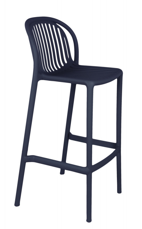 Tabouret de bar de terrasse bleu 104x52x49 cm Oman Flexmob