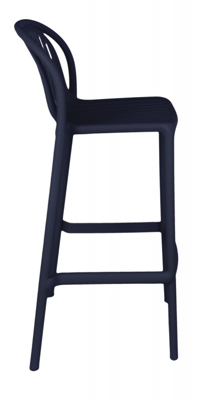 Tabouret de bar de terrasse bleu 104x52x49 cm Oman Flexmob