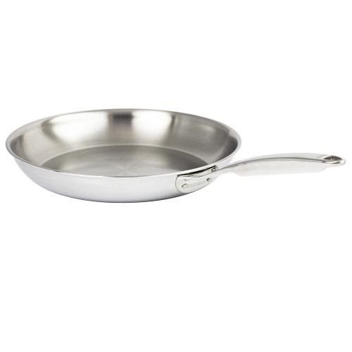 POELE TOUT INOX CASTEL PRO® Ultraply 5 -sans fond rapporté  D.28cm