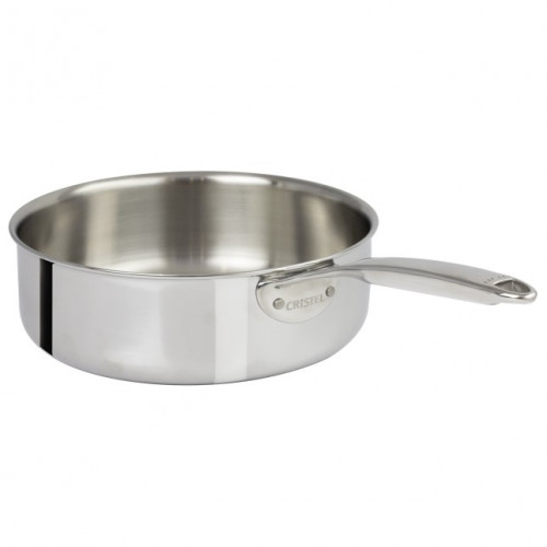 SAUTEUSE Droite INOX CASTELPRO® Ultraply 5-sans fond rapporté  D.28cm
