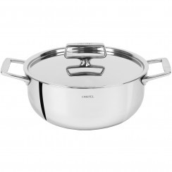 FAITOUT 24CM 2 ANSES AVEC COUVERCLE INOX-CASTEL'PRO® ULTRAPLY®