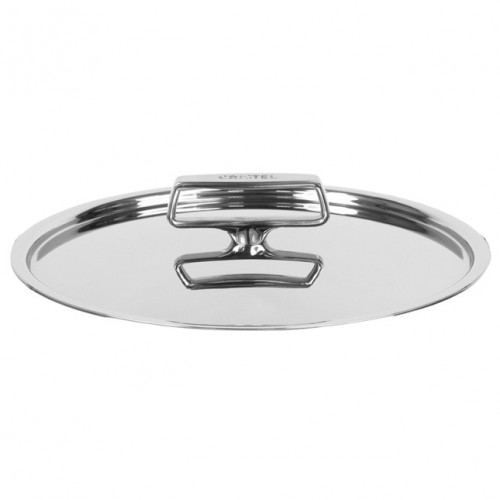 COUVERCLE INOX A ANSE SOUDEE 28 CM CASTEL PRO ®