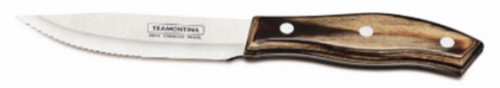 COUTEAU JUMBO STEAKHOUSE Manche Bois Compressé Lame Crantée